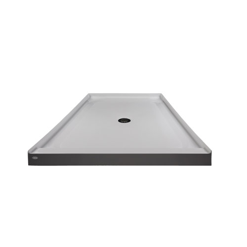 JACUZZI® Center Drain 48" x 36" Shower Base Wayfair